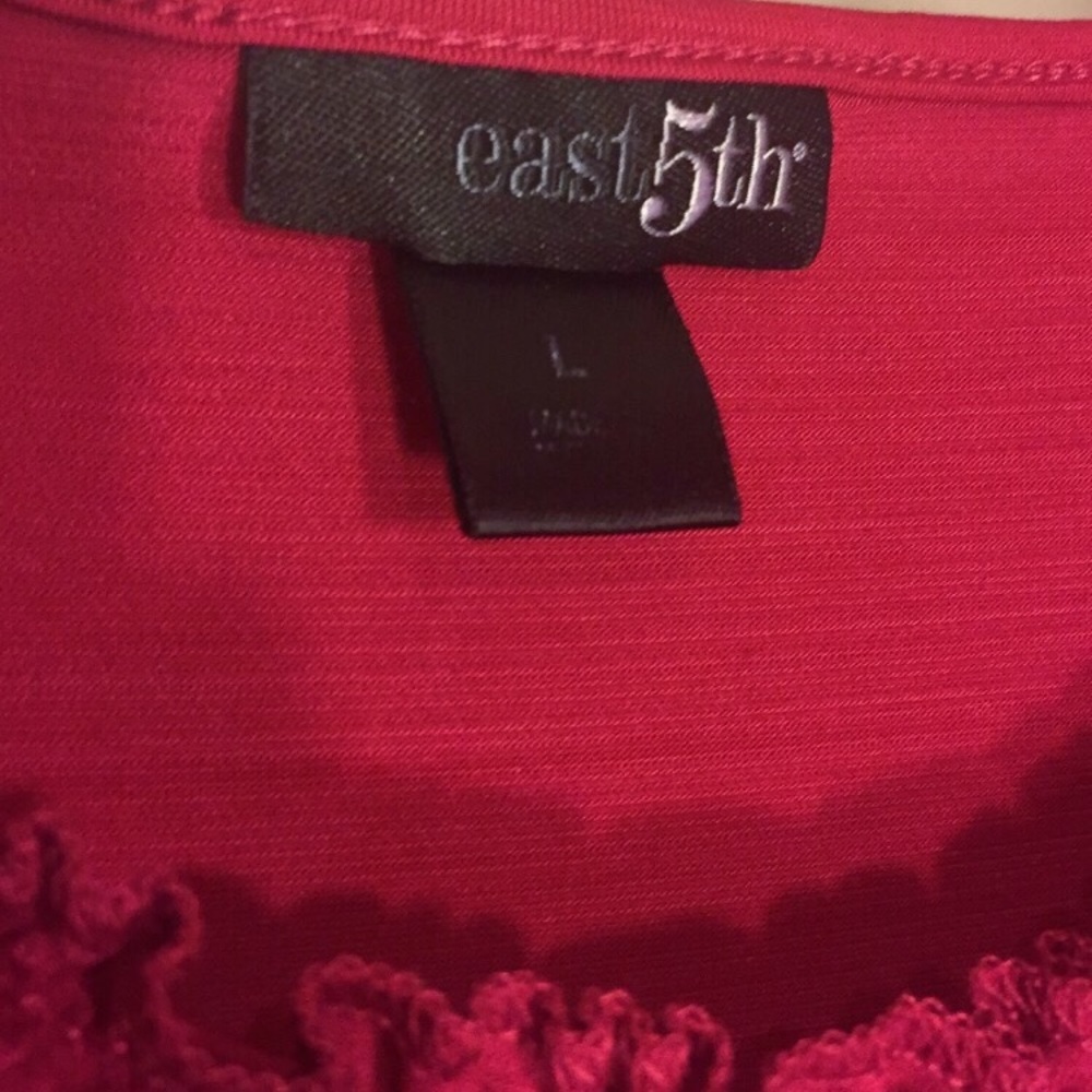 Pink Ruffled Blouse - Picture 3 of 3